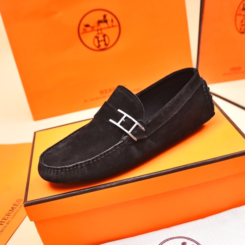 H**mes leather shoes